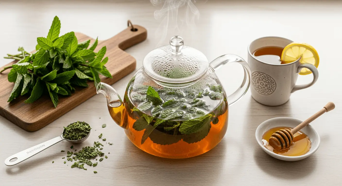How to Make Spearmint Tea