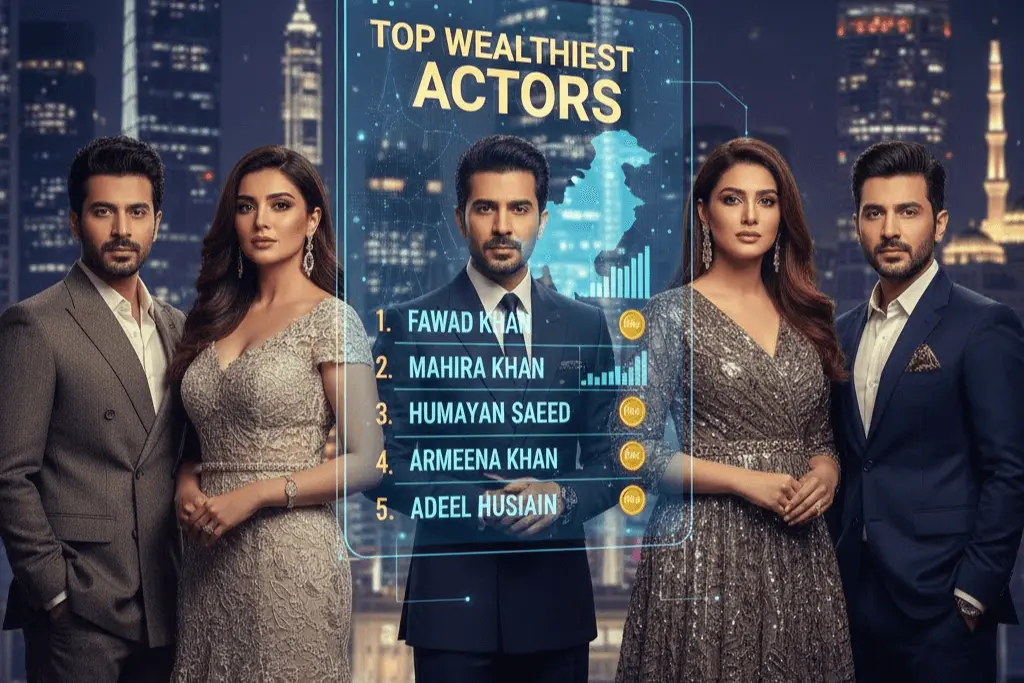 Top Wealthiest Pakistani Actors and Their Massive Net Worth