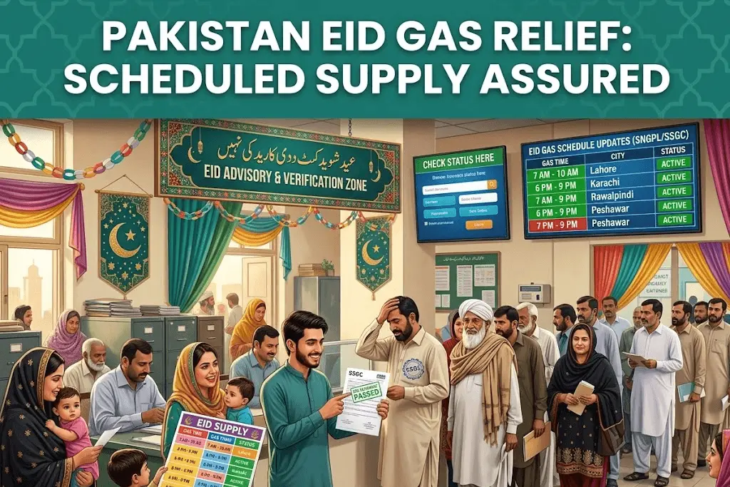 Pakistan Gas Crisis on Eid? SSGC Issues Important Update