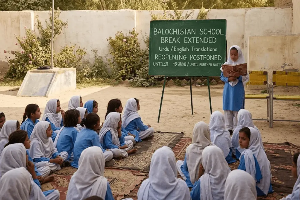 Balochistan School Break Extended – Know the Update