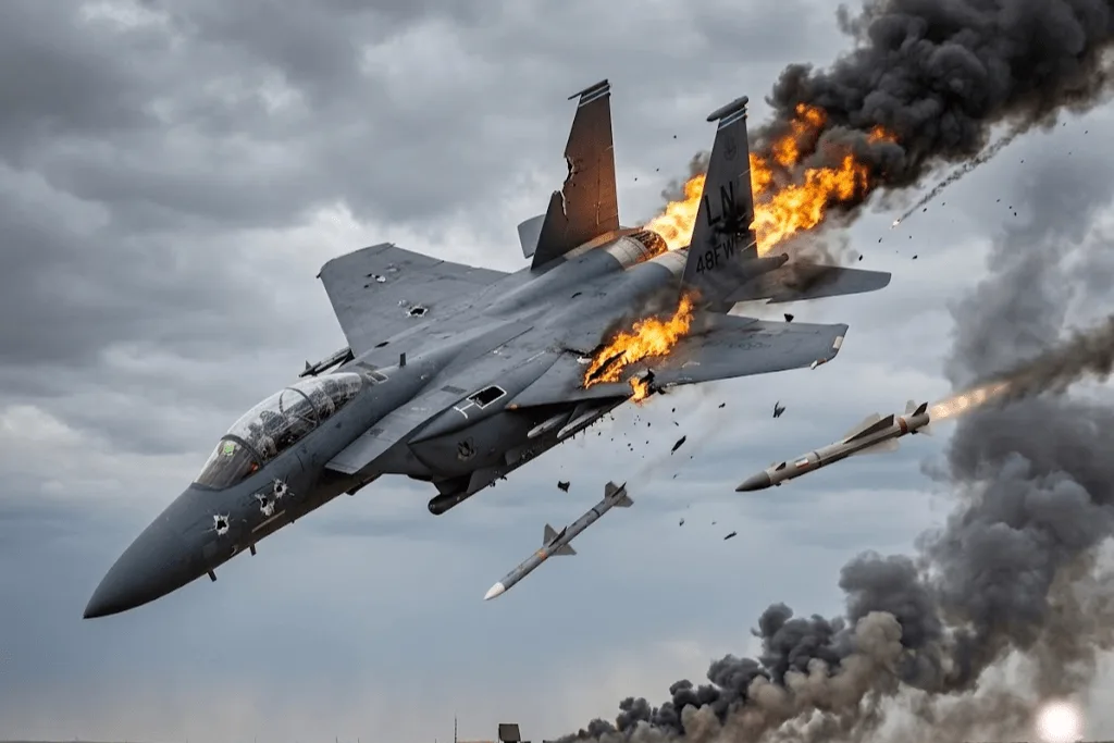 F-15 Jet Shot Down Near Hormuz
