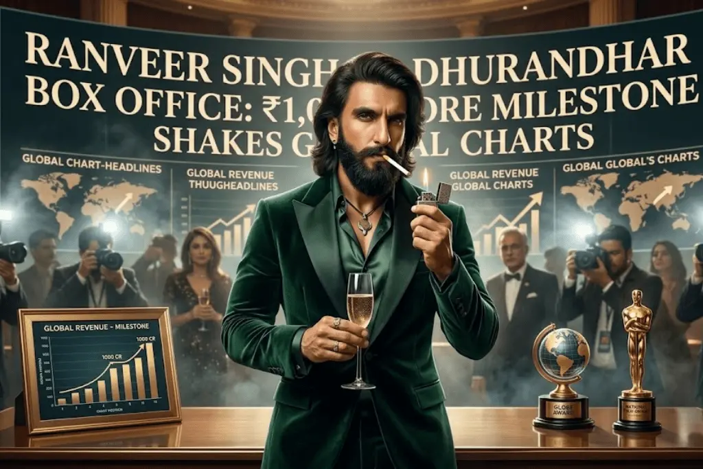 Ranveer Singh Dhurandhar Box Office: ₹1,000 Crore Milestone Shakes Global Charts