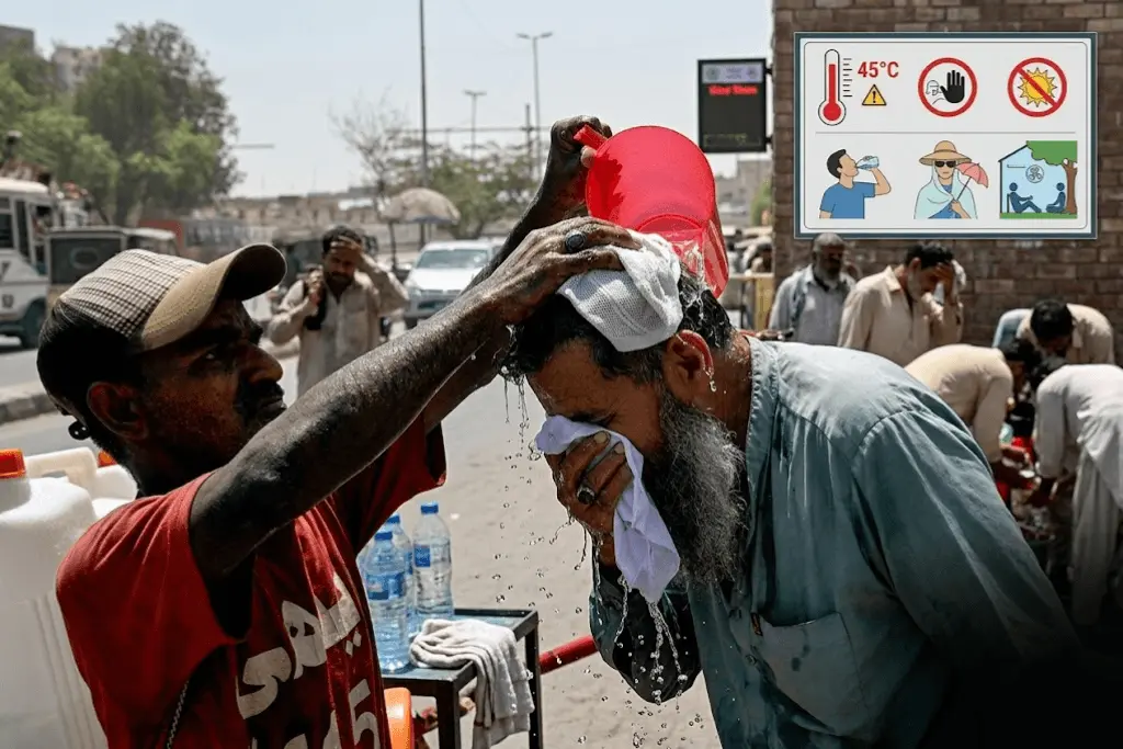 Karachi Heatwave Alert: Mild Heatwave Starts Today: 3 Survival Tips for the 45°C Peak Expected