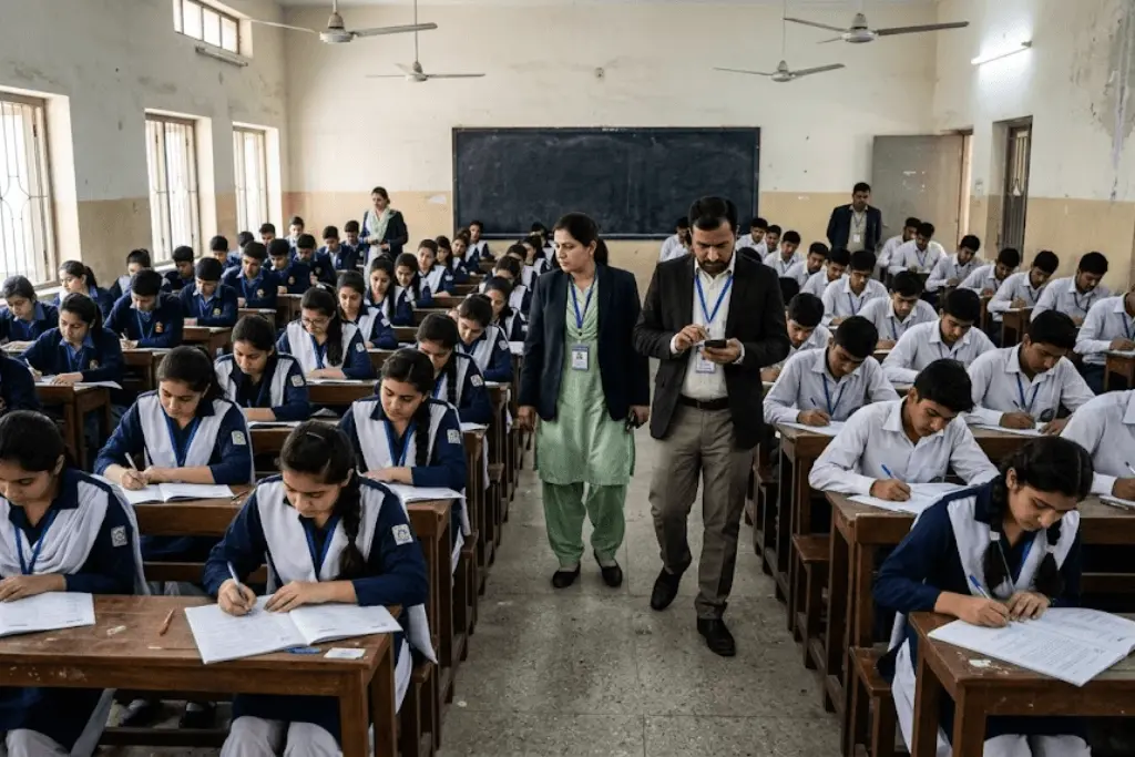 Mobile Vigilance’ Teams at Karachi Exam Centres Today: How Authorities are Tracking WhatsApp Cheating Groups in Real-Time