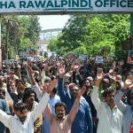 RWMC protest Rawalpindi