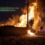 Haripur gas pipeline fire