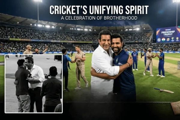 Rohit Sharma Wasim Akram Viral Hug