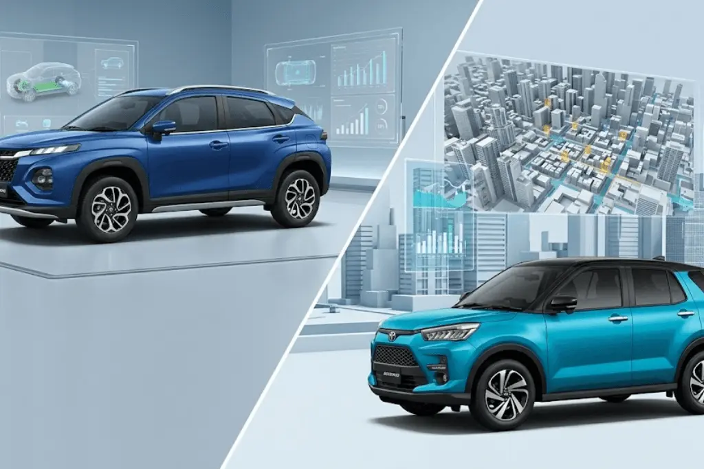 Suzuki Fronx GLX vs Toyota Raize Z