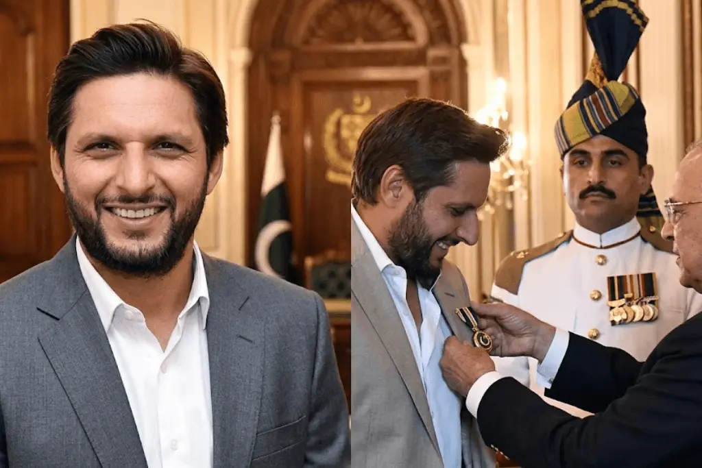 Shahid Afridi award Hilal-e-Imtiaz