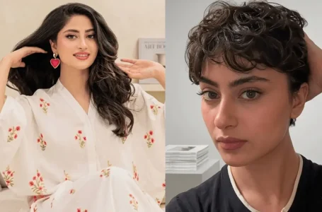 Sajal Aly short hair