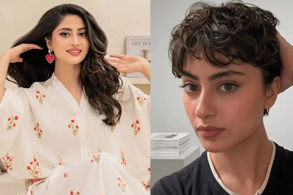 Sajal Aly short hair