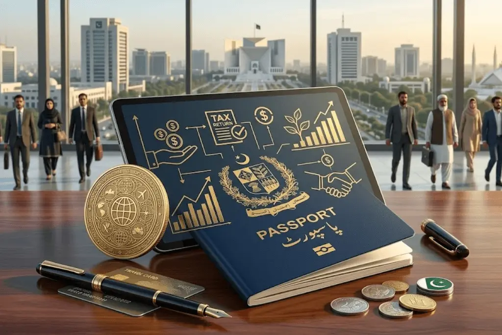 blue passport Pakistan