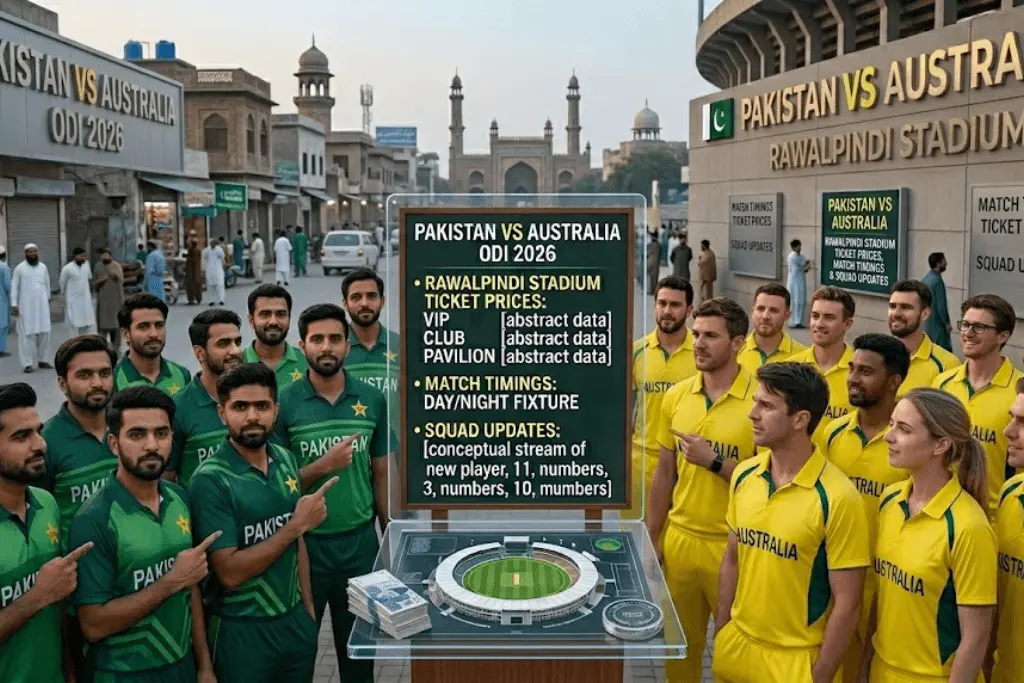 Pakistan vs Australia ODI 2026
