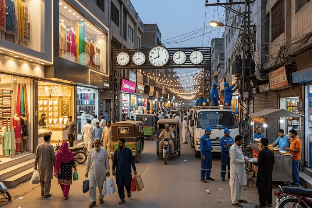 Pakistan market timings 2026