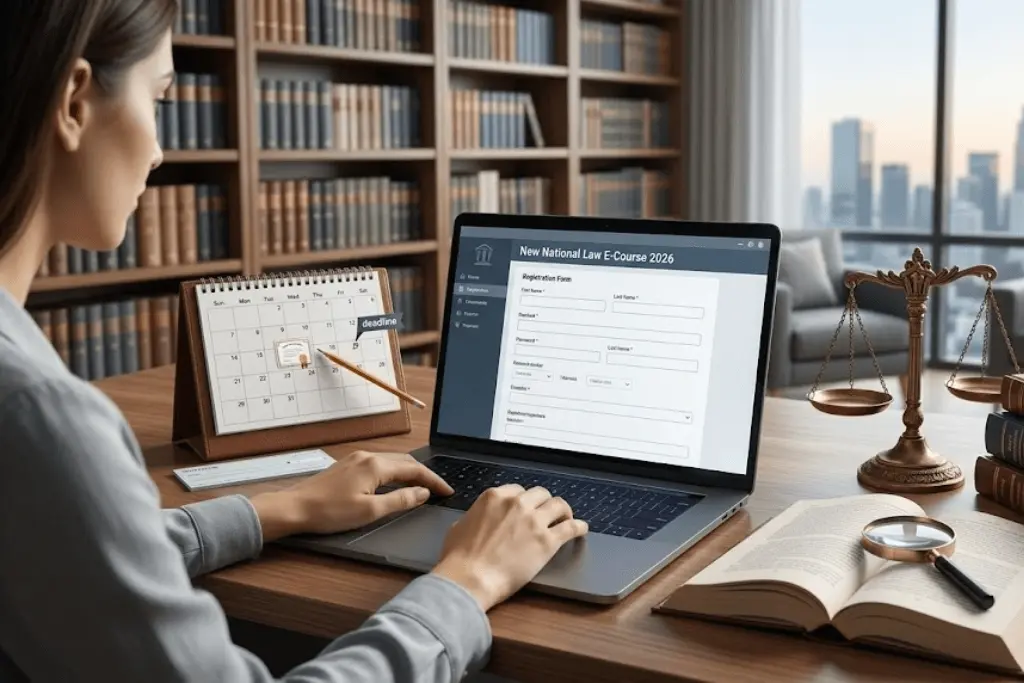 How to Enrol in New National Law E-Course 2026: Mandatory Rules, Fees & Certificate Deadline 