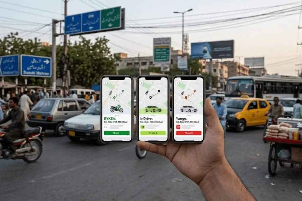 cheapest ride app in Pakistan