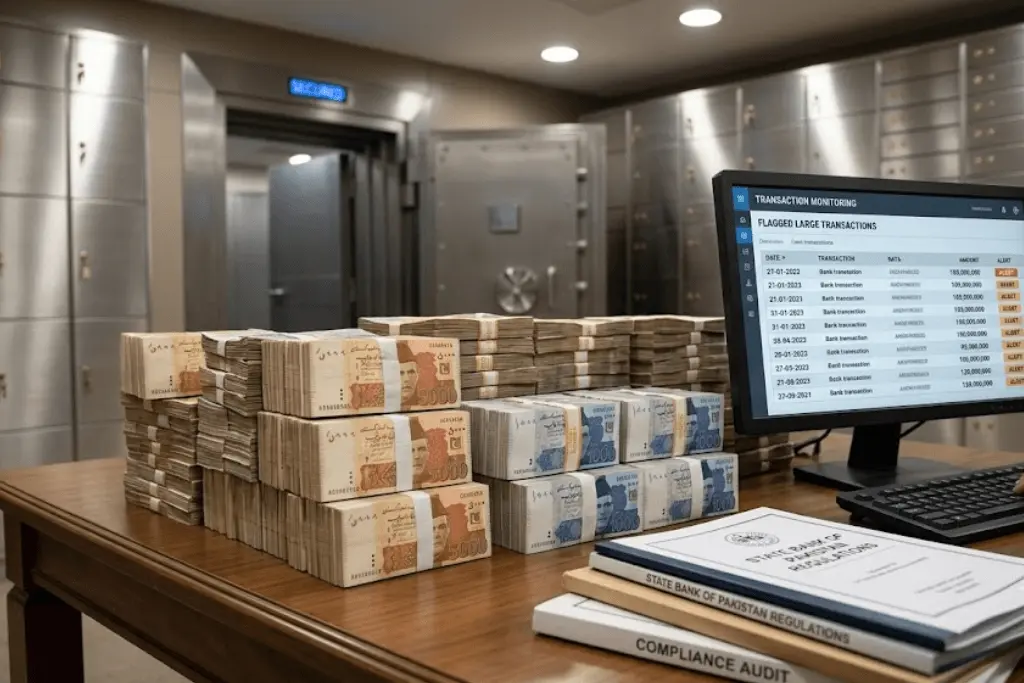 Pakistan bank transaction monitoring