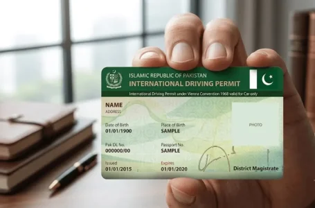 International Driving Permit Pakistan