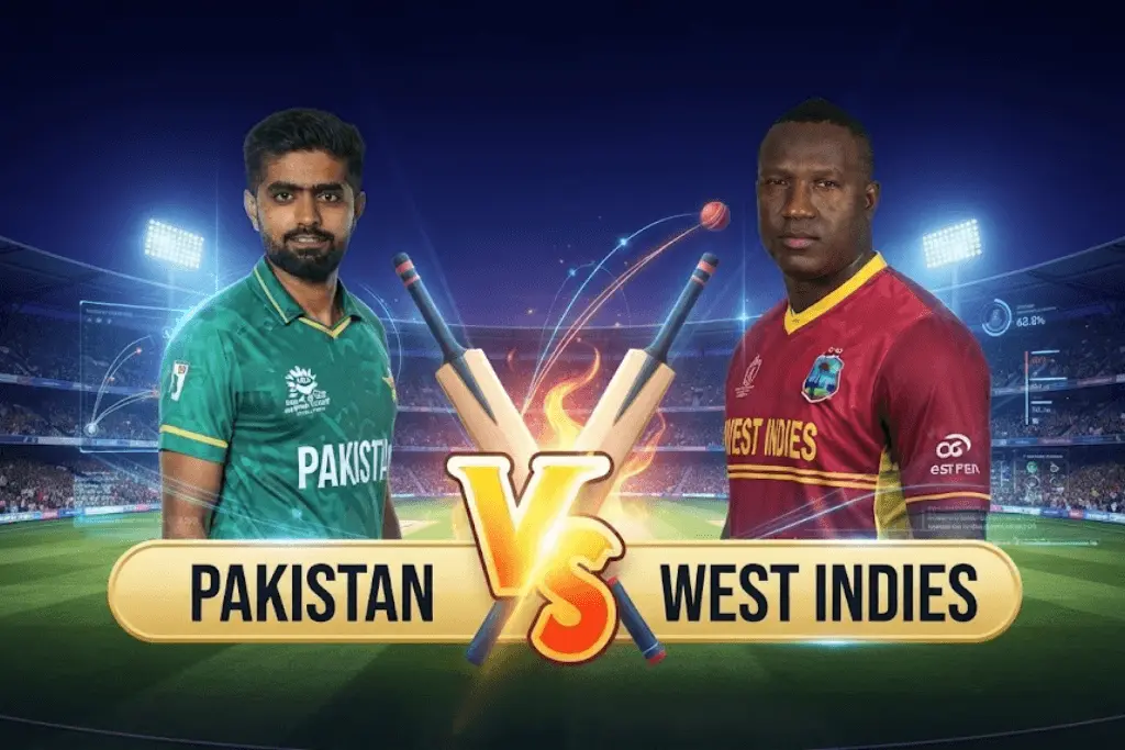 Pakistan vs West Indies Warm-Up Match: Day 1 Highlights and Top Performers 