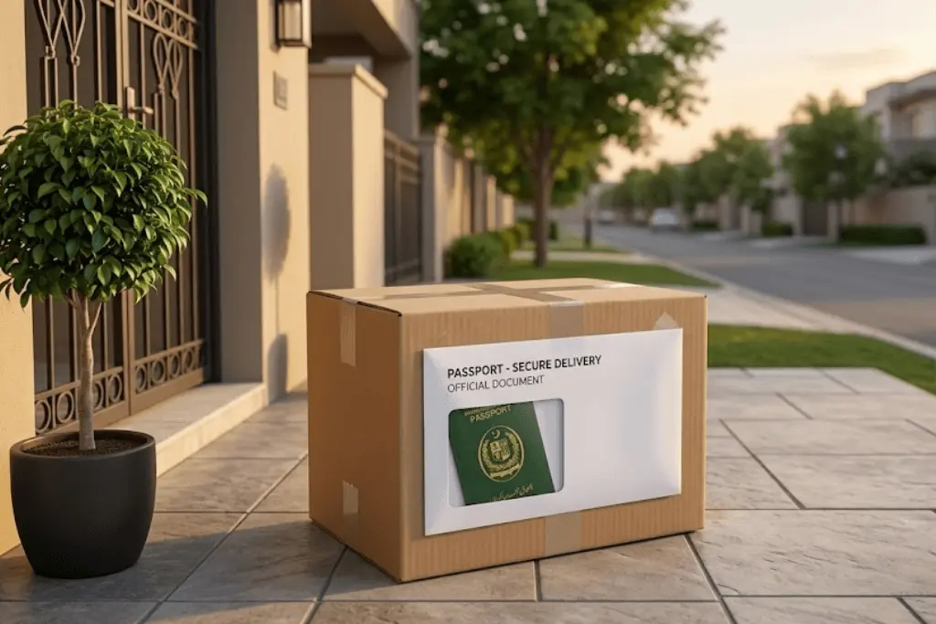 Pakistan passport home delivery