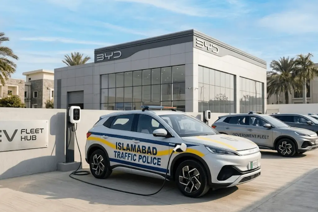 Pakistan police electric vehicles