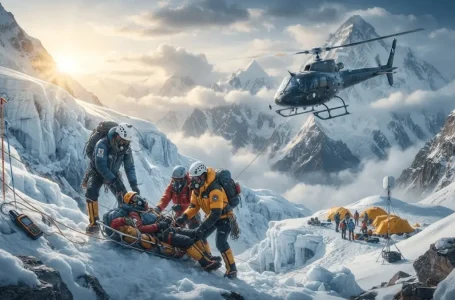 Pakistan mountain rescue