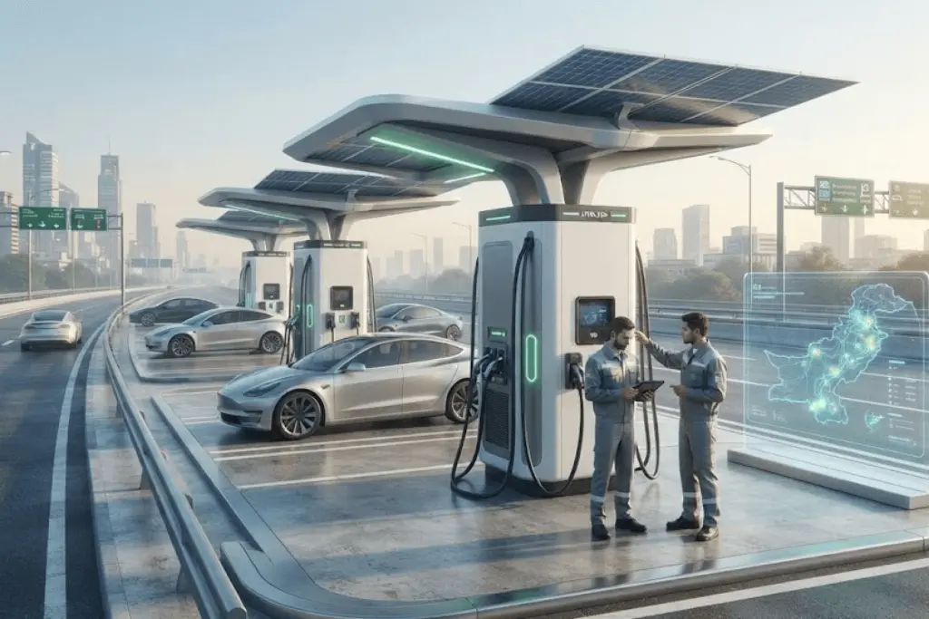 Pakistan EV charging stations