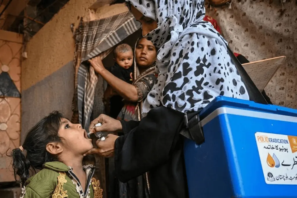 Balochistan polio vaccination