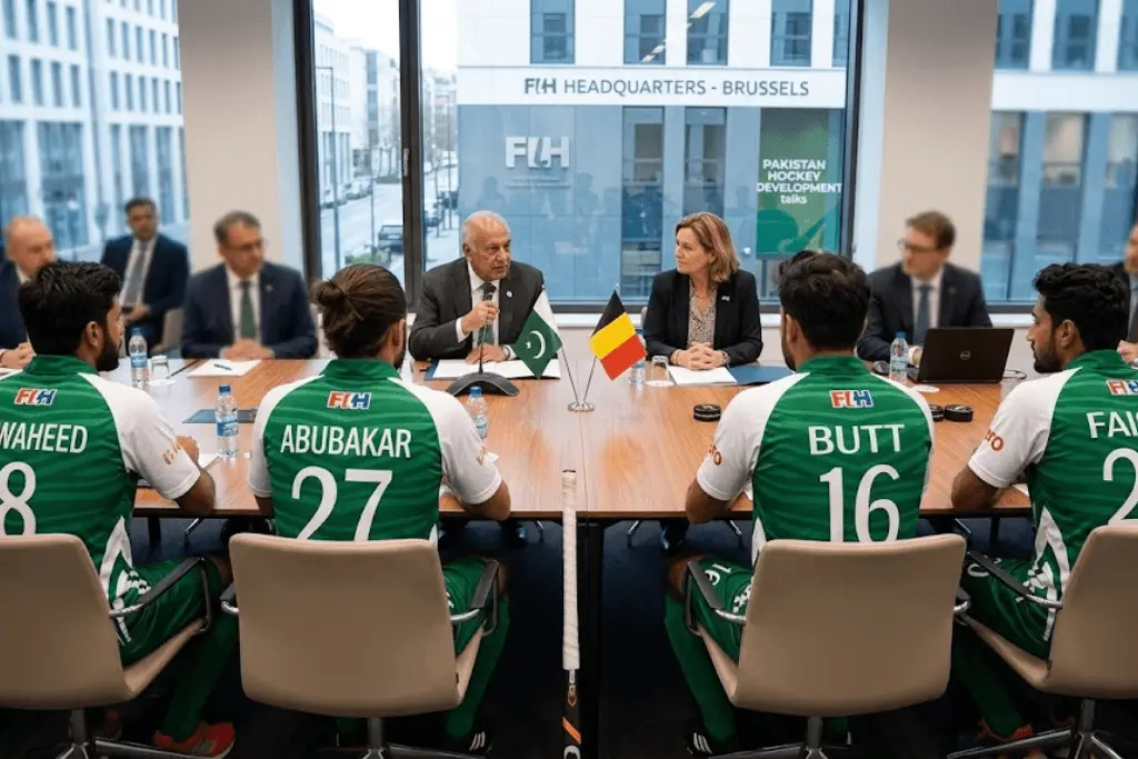 Pakistan Hockey Federation, FIH Hold Talks In Brussels 