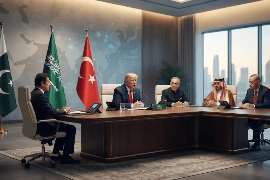Trump Saudi Turkey Pakistan defence pact