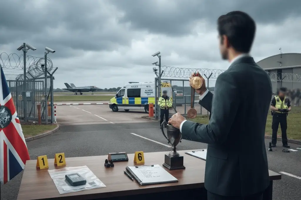 RAF Fairford arrests