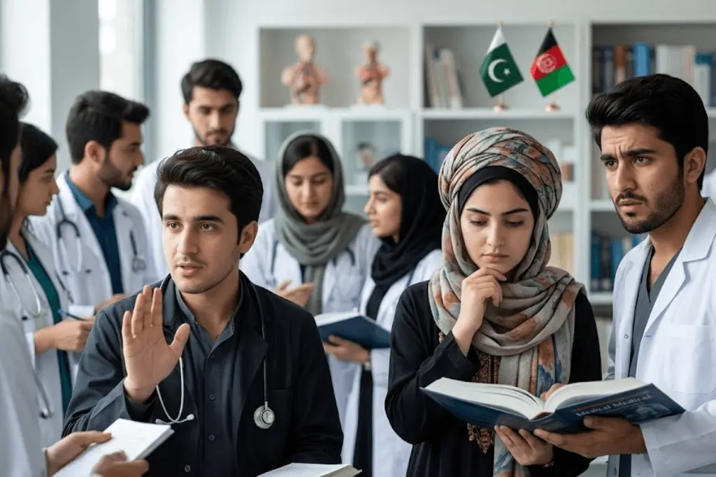 Pakistan Afghan students