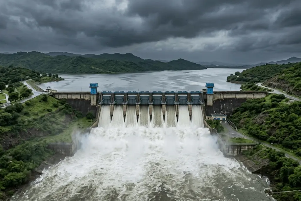 Rawal Dam spillways
