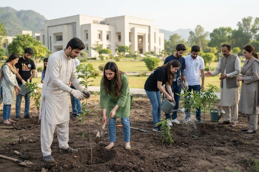 EWCA Islamabad tree plantation